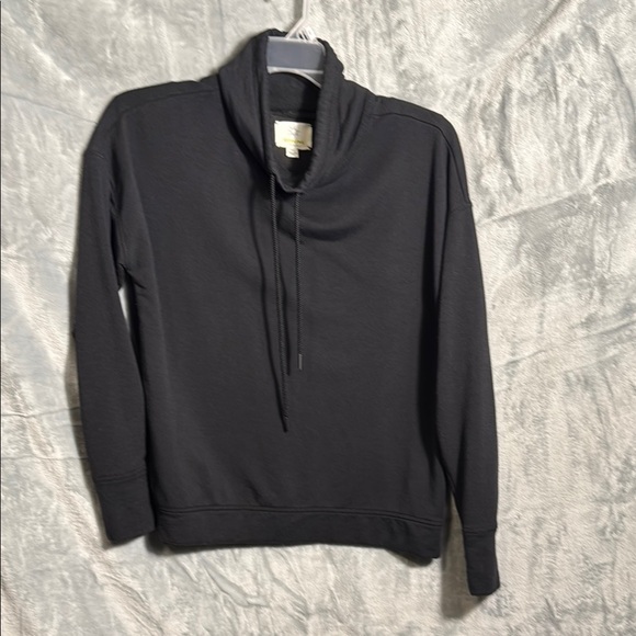 Aerie oversized cowl neck sweatshirt pullover womens size medium drawstring soft - Picture 1 of 7